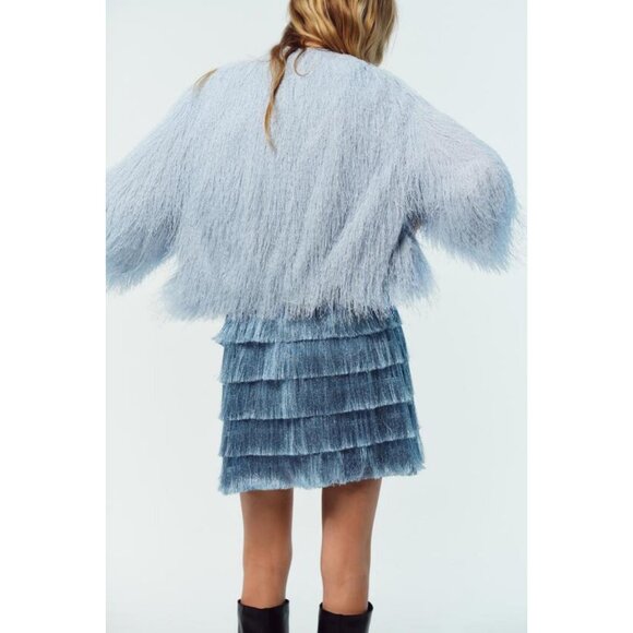 ZARA FRINGED JACKET - Picture 4 of 9